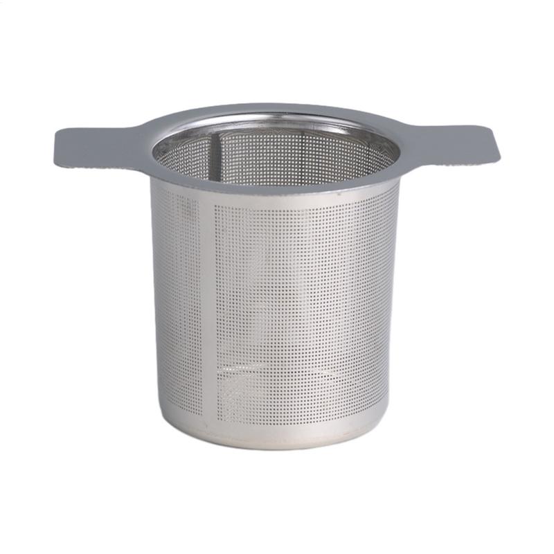 Fine Mesh Filter Tea Infuser Cylindrical Stainless Steel Connection Teapot Strainer Spices Herb Kitchen Accessories