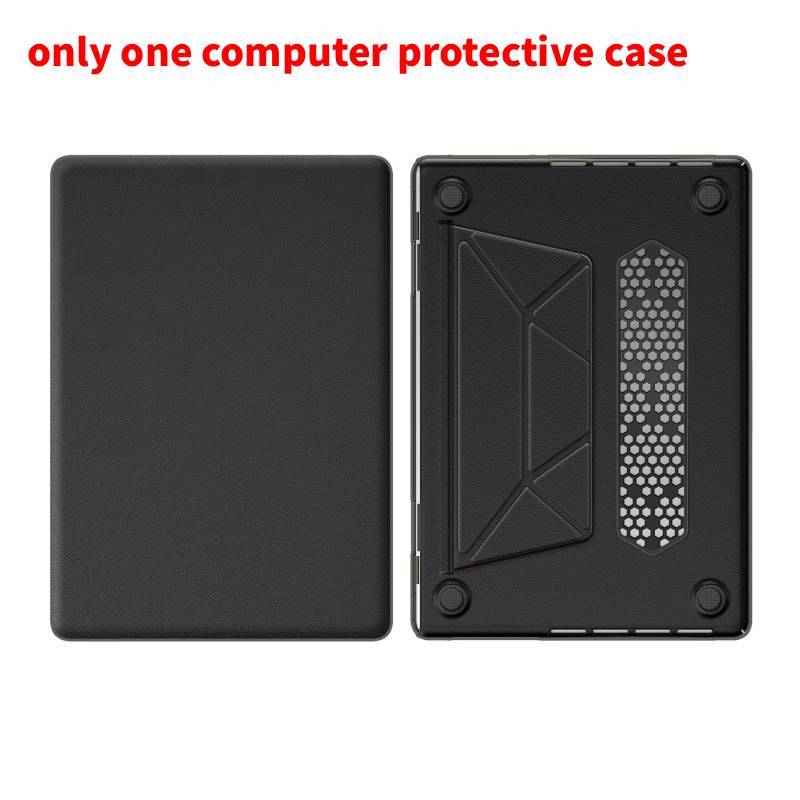 

Ноутбук 13 Для Защитный Чехол Однотонный Дизайн ПУ Откидная Кожа чёрный