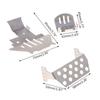 Chassis Armors Protection Guard Skids Plate For 1/10 TRX-4 T4 RC Car RC Car Accessories RC Crawler Car Anti-crash Skid