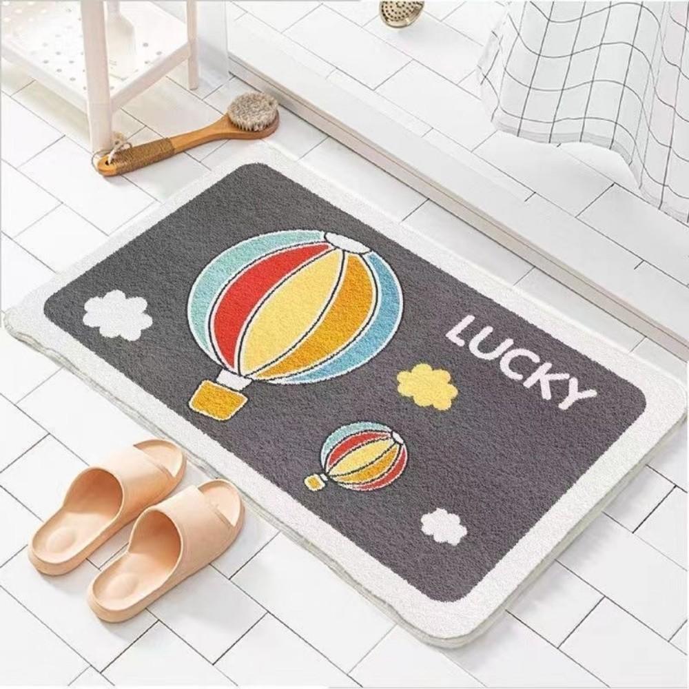 Cartoon Cute Rabbit Avocado Entrance Carpet Non Slip Wear Living Room Bedroom Ins Style Home Decoration Carpet