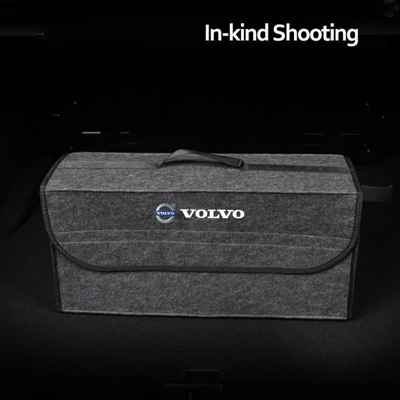 Car Trunk Storage Bag Organizer Sundries Stowing Tidying Box For Volvo V60 V40 C40 XC90 S60 XC60 V50 V70 S90 XC40 S80 T6 V90 S40