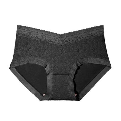 Intimo a vita media Pantaloni a triangolo antibatterici Intimo sexy in pizzo Intimo da donna traspirante