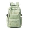 Minimalist Backpack for Women Men Letter Accent Multiple Pockets Adjustable Strap Large Capacity Casual Daily Bag for Commute Travel School No Pendant