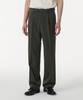 Wide Hidden Banding Slacks [Dusty Khaki]