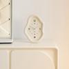 Wooden Clock Ins Simple Desktop Decoration Home Cream Style Clock Living Room Entrance Desk Clock Fun Decoration Bedroom Clock