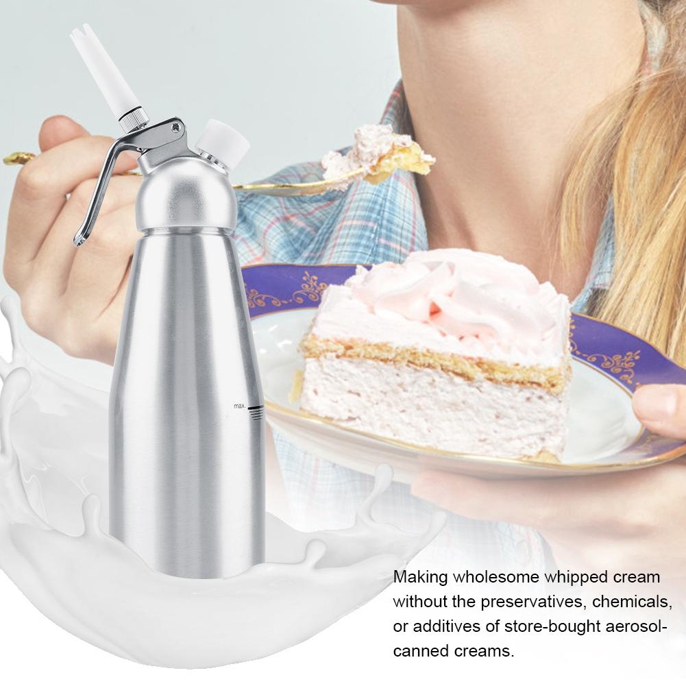 1000ml Portable Aluminum  Whipped Crm Dispenser Foamer Dessert Tool