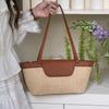 Summer Straw Woven Women Tote Bag Casual Lage Capacity Female Shoulder Bag New Fashion Luxury Designer Handbags