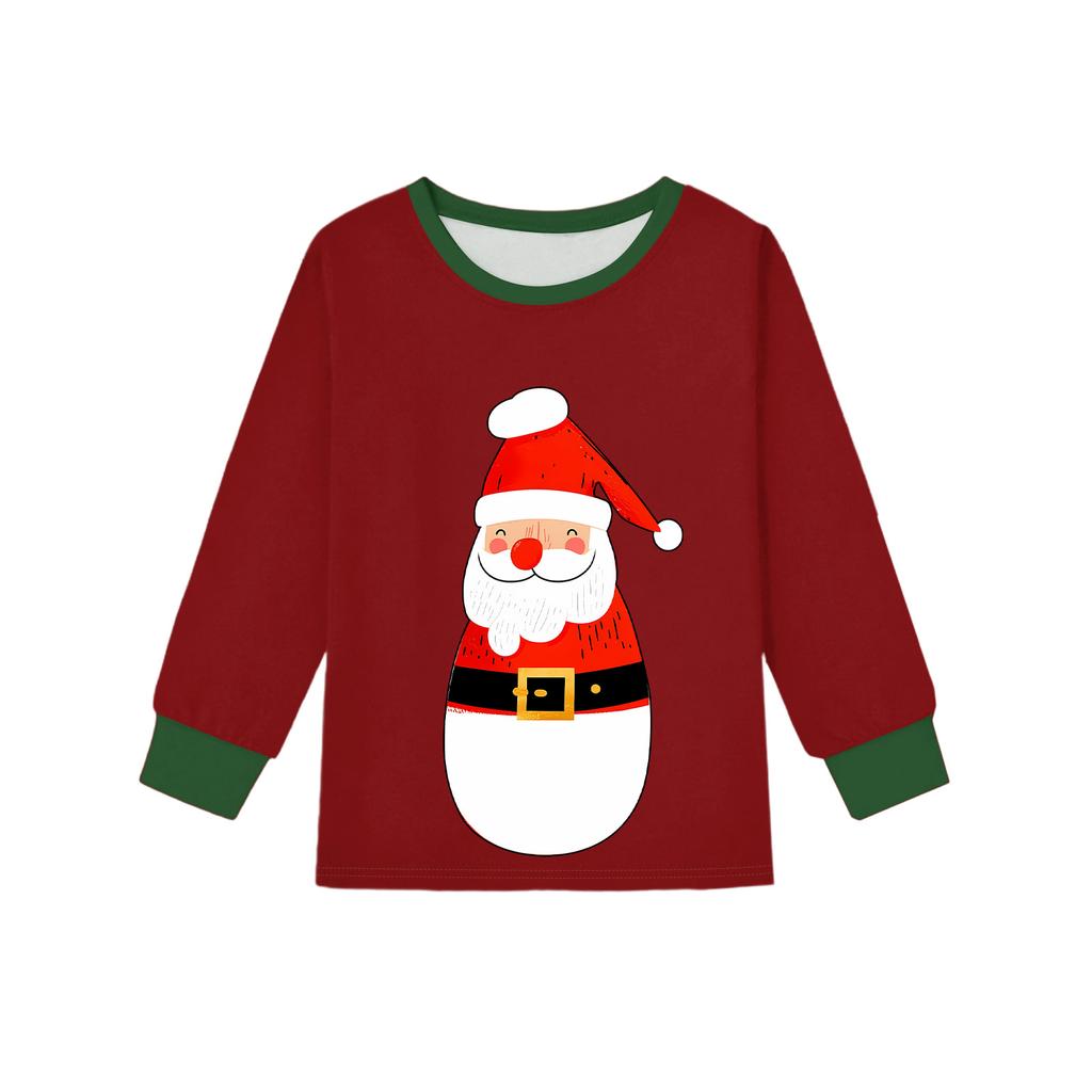 Children's Fashion Suit Skirt Round Neck Long Sleeve Top Pants