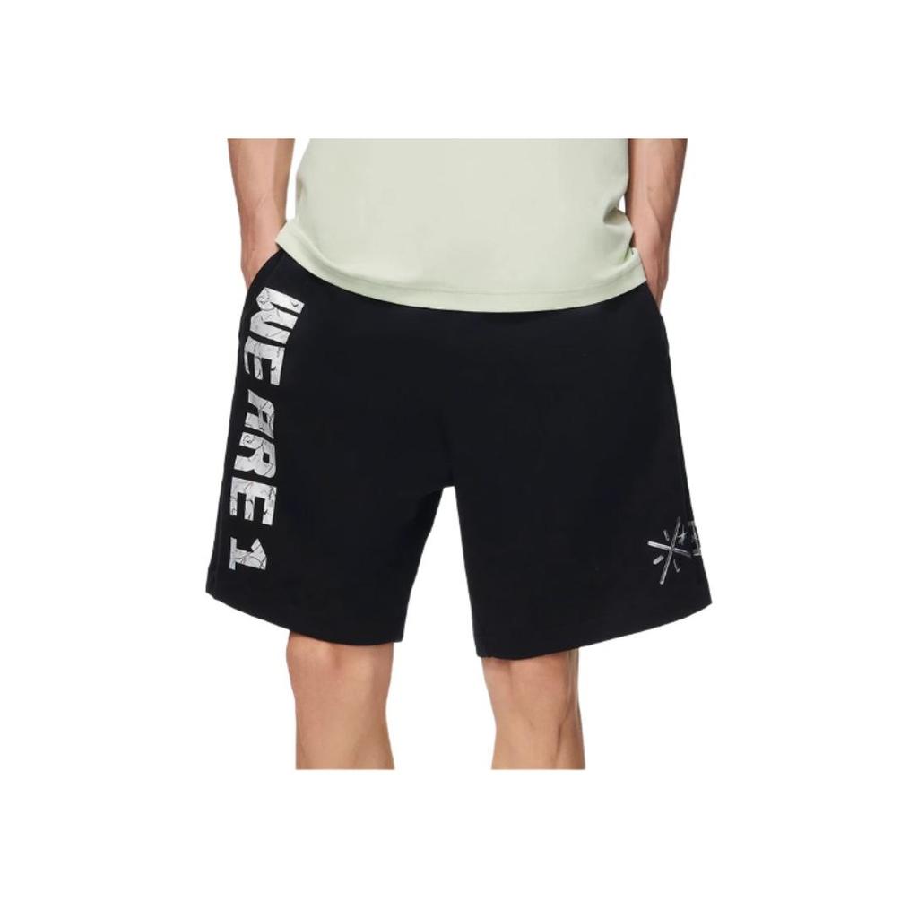 Li-Ning Wade X Glare Co-Branded Loose Knit Sports Shorts Men Bottoms Black AKSS527-1