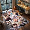 One Piece Anime Teppich Teppich Großer Teppich Rutschfest Waschbar Fußmatte Gamer Zimmer Schlafzimmer Heimdekoration -QJY