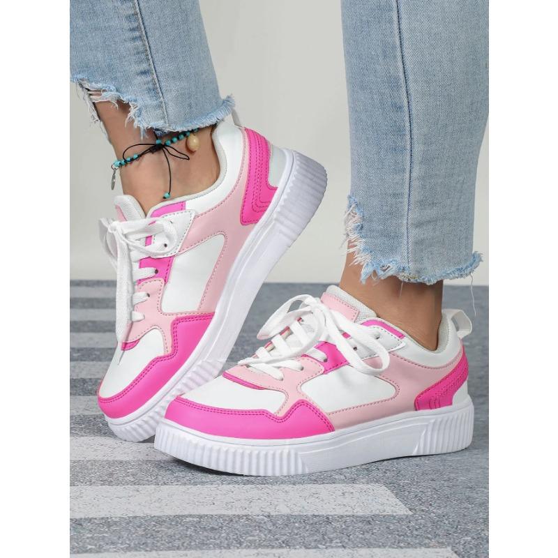 Koreanisch Trendige Modische Dicke Sohle Lässige Sportschuhe Weich Bequem Outdoor Paar-Stil Trendschuhe Synthetisches Innenmaterial