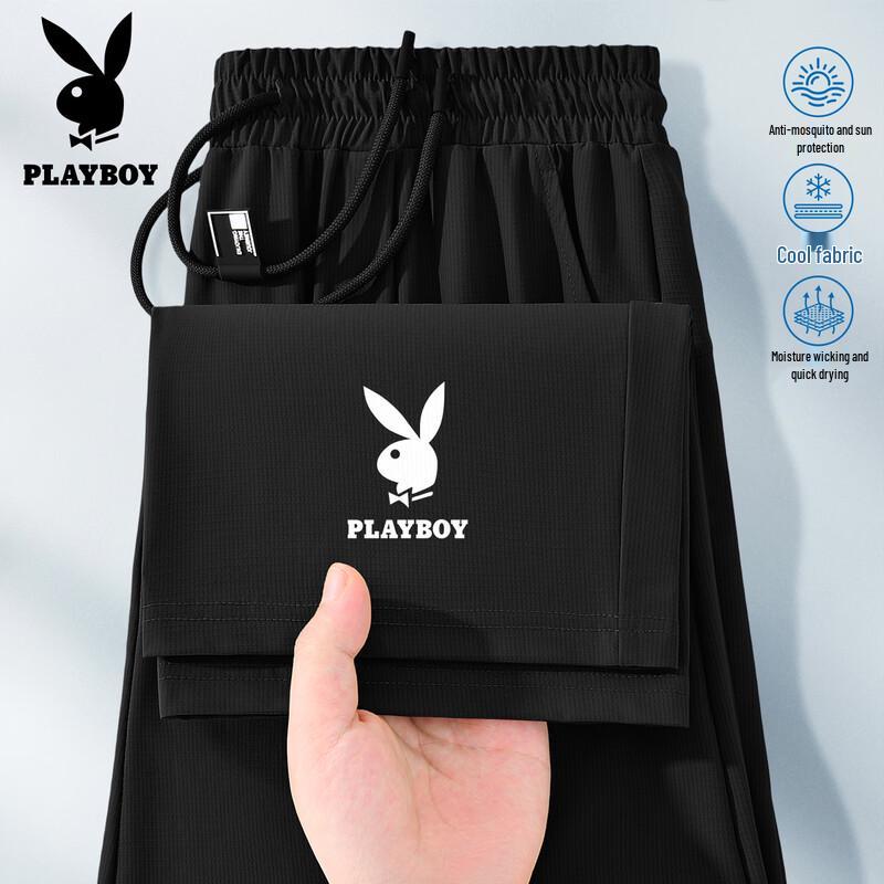 Playboy Men s Straight-Leg Quick-Dry Casual Pants 2XL