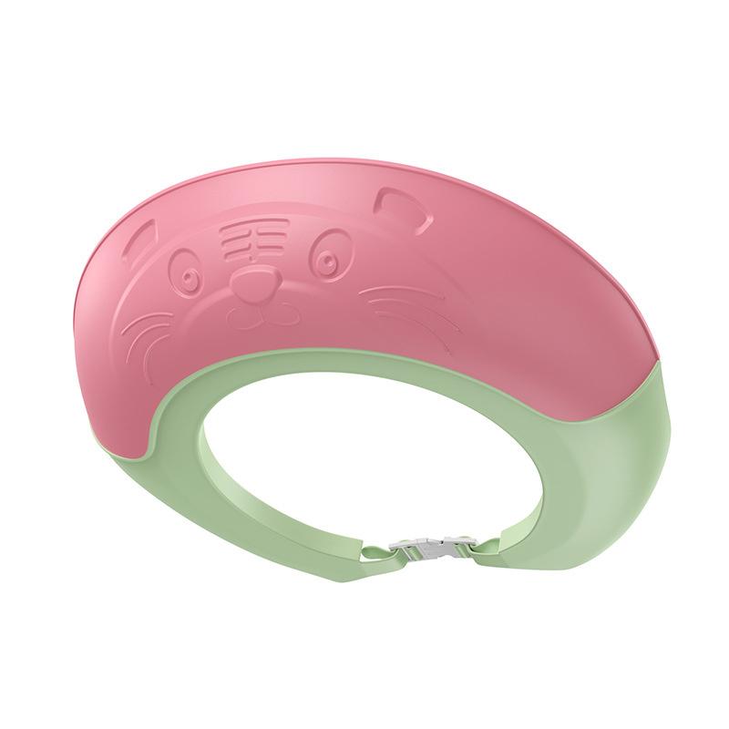 

Регулируемая защитная шапочка для мытья детских волос розовый