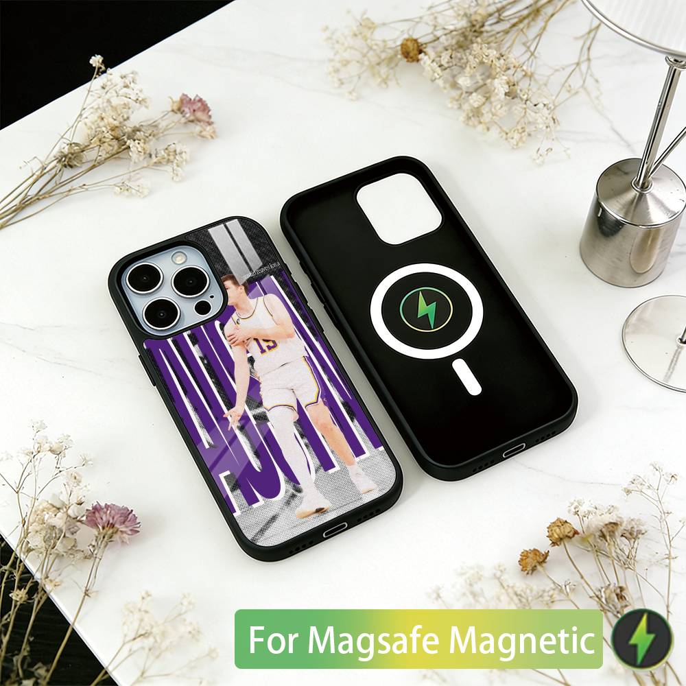 Basketball Austin Reaves Phone Case For iPhone17,16,15,14,13,12,11 Plus,Pro Magnetic For Magsafe Wireless Charging
