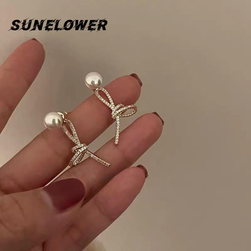 

Изысканные французские серьги с цирконом Two Wear, темпераментные серьги