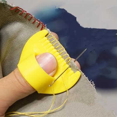 1-teiliges Easy Stitching Tool – langlebiges Kunststoff-Nähkanten-Lockranding-Werkzeug, 4 mm und 3 mm Abstand, perfekt für DIY-Handnähen, ergonomisches Design