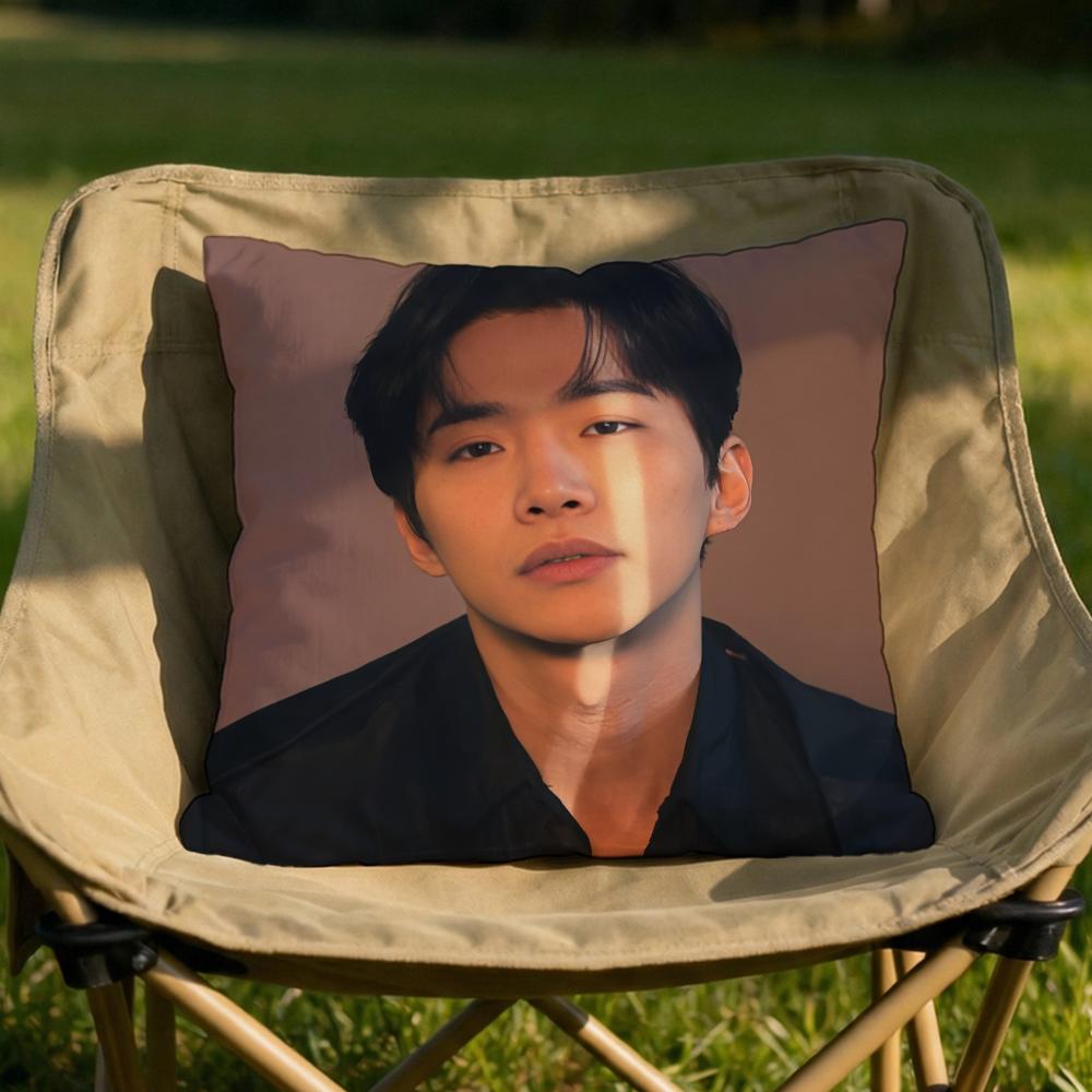 Kpop Lee JJunho Cushion Cover Soft Reversible  Durable Pillow Cover  MultiScene Use for Home  Car Daily Comfort