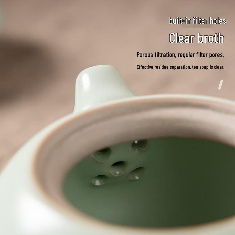 Haofeng 2025 Ru Kiln Kung Fu Ceramic Tea Set