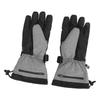 1 Pair Heated Gloves Battery Powered Waterproof Winter Heating Gloves with Reflective Strip for Outdoor Activities