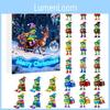 Christmas Countdown Calendar With Frog Acrylic Hanging Decorations For Holiday Room Decor