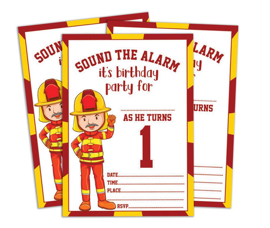 Darling Souvenir White Birthday Invitation Card 28 Pcs Fill or Write In Blank Invites Printable Party Supplies 5 x 7 Inches