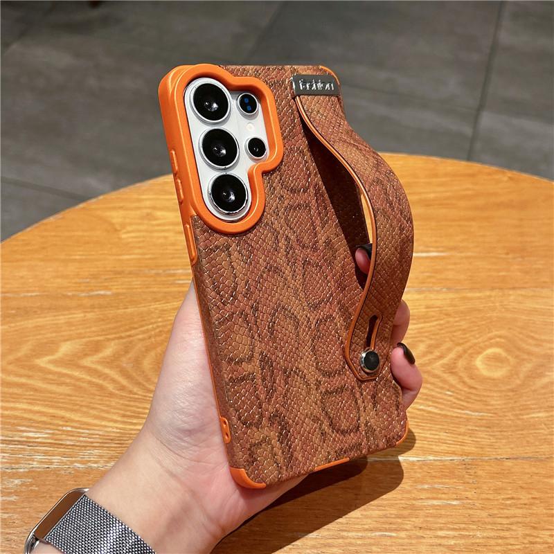 Premium Snakeskin Pattern Samsung S11Ultra/11Ultra Magnetic Phone Case S11Ultra Protective Case