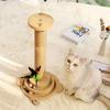 Sisal Cat Scratching Post: No Shedding, Vertical Board for Claw Sharpening and Cat Play.