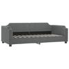 VidaXL Lit de repos gris foncé 100x200 cm tissu 354211
