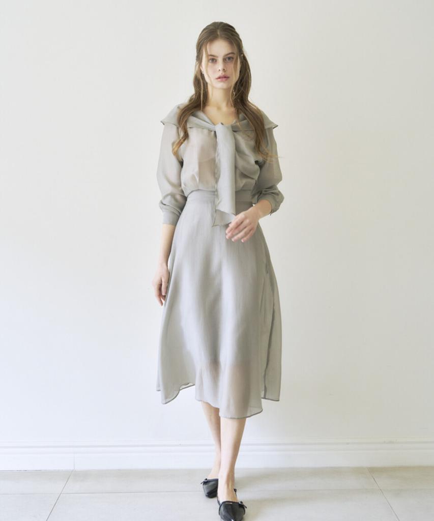 Eima Satin Tie Dress_3Color