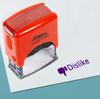 Printtoo Dislike Self Inking Rubber Stamp Pre,Inked Office Stamp, Home Office Business Stationery, 38 X 14 Mm,