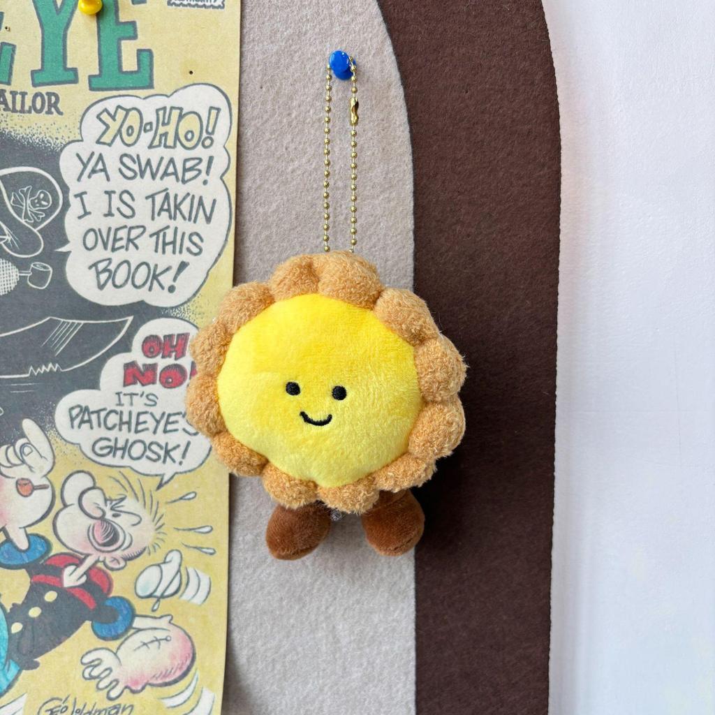 Roztomilý Kreslený Hamburger a Hranolky Plyšový Batoh Přívěsek na Klíče Panenka