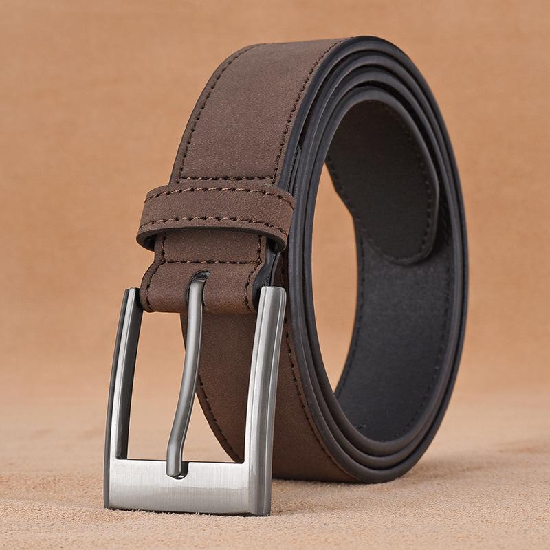 

Ремень Pu мужской цинковый сплав пуговицы головка повседневный мужской ремень Pingyang ремень мужской ремень 125cm темно-коричневого