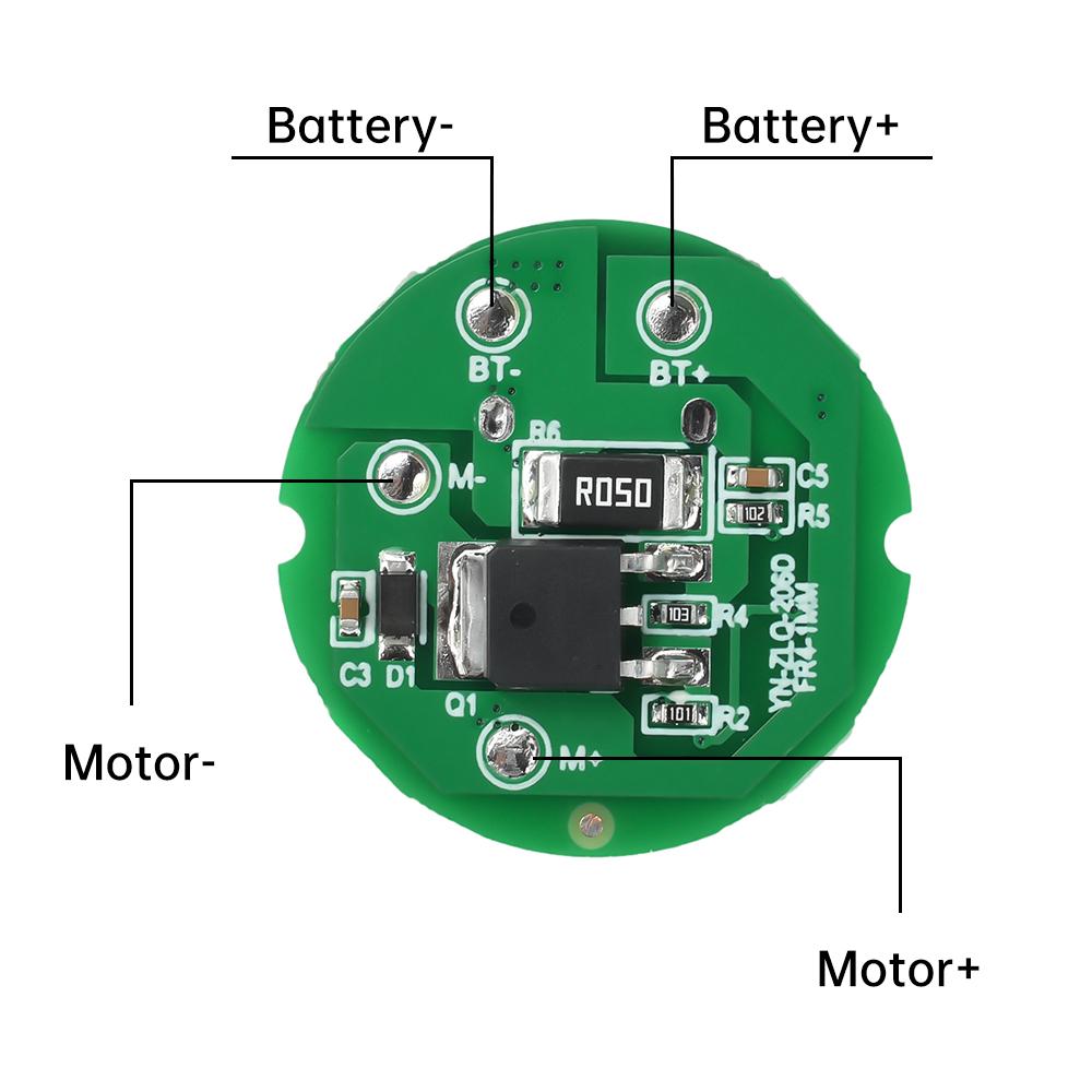 DC 3-6V DC Motor Driver Board 5-20W Small Motor Circuit Board Small Electric Drill DIY Accessories Module Type C