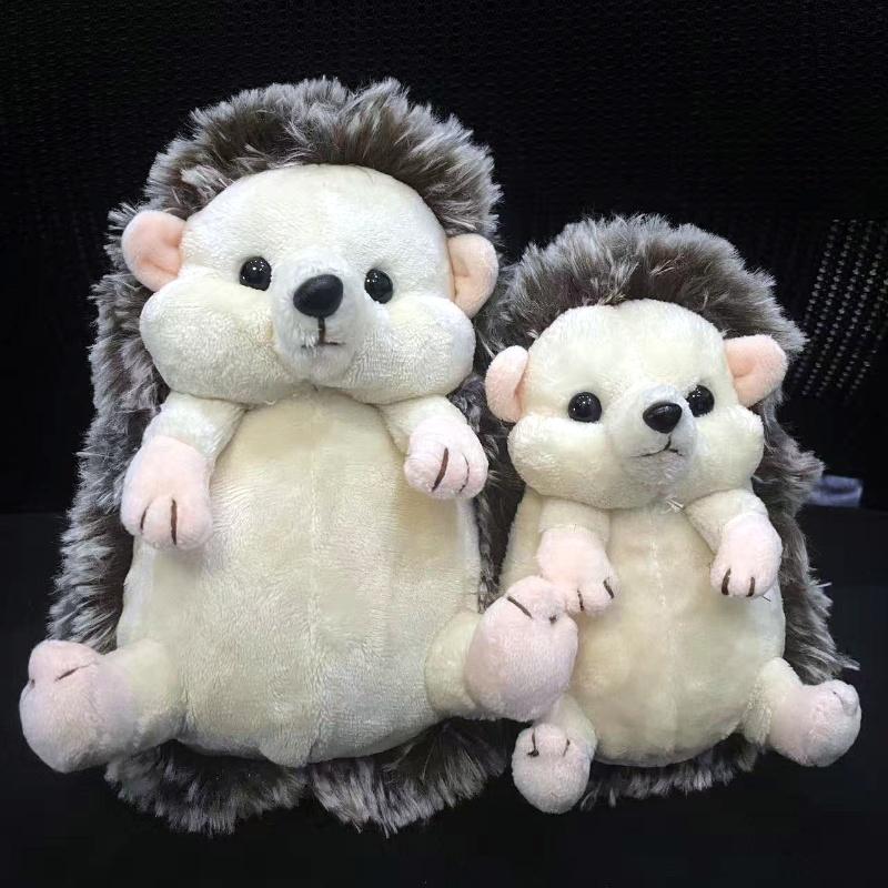 13/17cm Cute Hedgehog Plush Toy Soft Animal Lifelike Hedgehog Stuffed Toy Kid Birthday Gift Baby's Sleeping Companion Room Decor