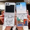 Colorful Blocks Spots Print Case For Samsung Z FlIP 7 FE 6 5 Magnetic Hinged Folding Phone Cover For Galaxy Z Flip7 Flip6 Flip5