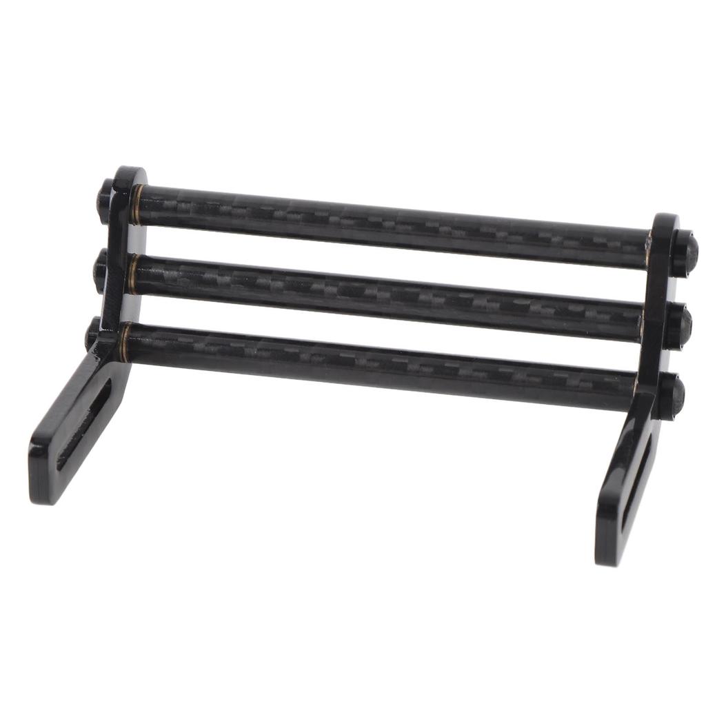 RC Car Front Bumper Carbon Fiber 75mm Wide RC Front Bumper Parts for SCX10 LCG 1/10 RC Crawler Acces