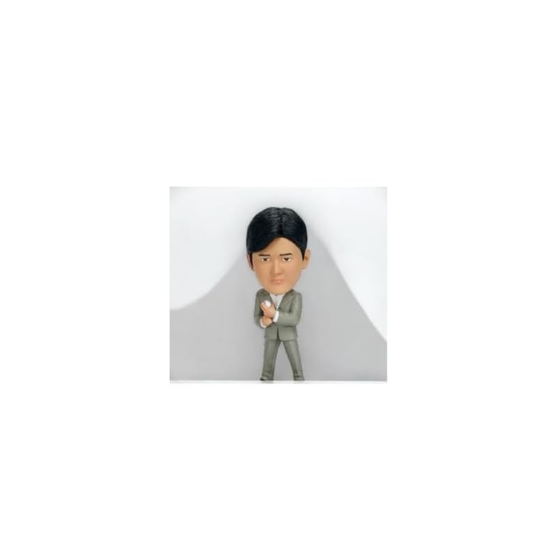 [Limited Edition] Shohei Ohtani Bobblehead Figure, Not for Sale, Approximately 14cm, Official Merchandise (Gray, Ohtani)