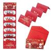 6 Slots Christmas Surprise Money Holder Snowman Christmas Red Envelop