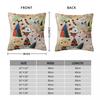 Joan Miró Square Pillowcase Polyester Linen Velvet Pattern Zip Decor Home Cushion Case 45X45