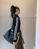 Women's Slim-Fit American Retro Three-Stripe Long-Sleeve Sporty Zip-Up Jacket with Stand-Up Collar