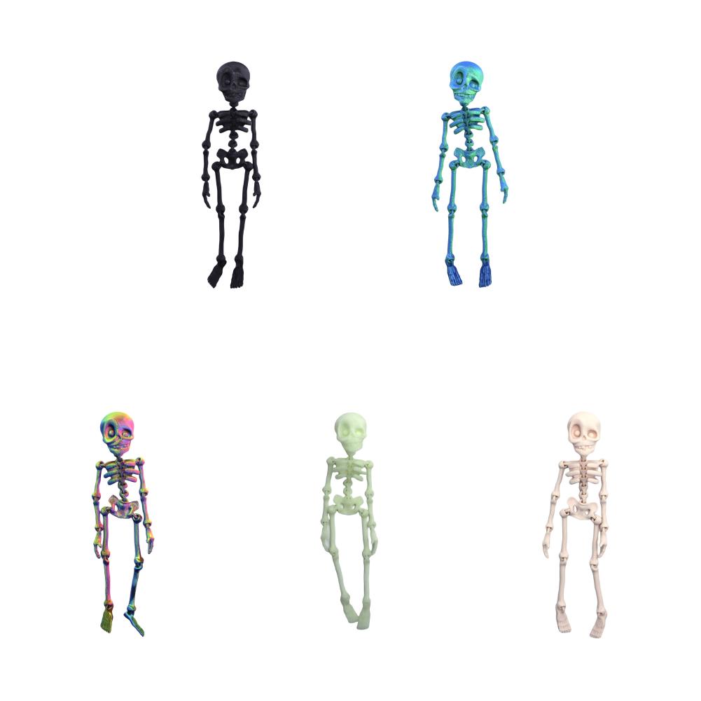 Halloween Funny Gothic Skull Magnet 3D Printed Horror Skull Magnet Fridge Sticker for Halloween Kitchen Office Whiteboards