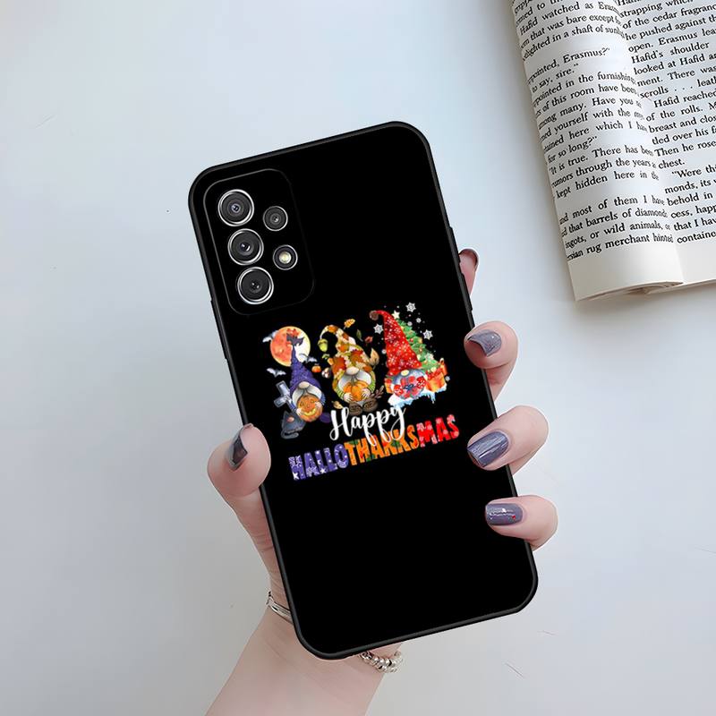Weihnachten Glückliche Wichtel Handyhülle Funda Für Samsung S20 Lite S22 S30 Ultra S21 Fe S9 S10 E Plus Stoßfeste Rückseite