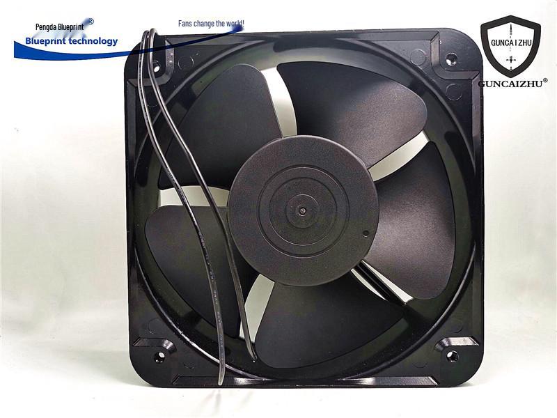 GUNCAIZHU 20060 20CM 220V Axial AC Cooling Fan with Double Ball Bearing