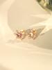 Minimalpiercing 14K Internal Flower Rose Cut Cubic Labret Piercing