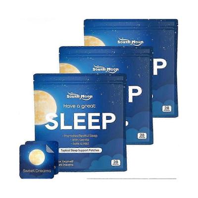 Confezione da 3 Cerotti per la Cura del Sonno: Un Cerotto Portatile per la Cura Quotidiana, Sonno Tranquillo e Stabile di Notte, e Cura Delicata (28 CEROTTI/CONFEZIONE)
