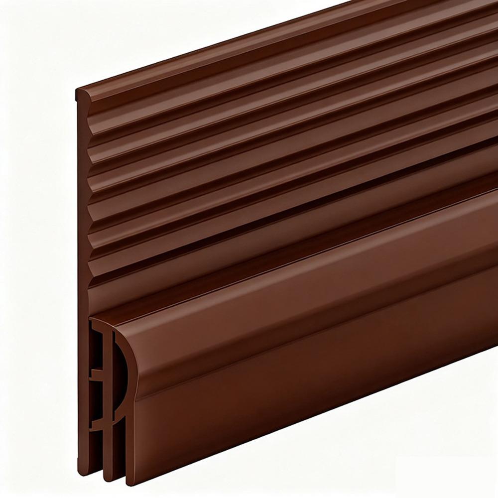 2M Rubber Sliding Door Sealant Strips Soundproofing Aluminum Alloy Soundproofing  Door Seals
