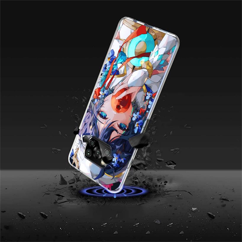 Genshin Impact Raiden Shogun Baal Phone Case For Xiaomi Poco X7 X6 X5 Pro F7 Ultra Redmi 15C 15 13C 13 12C 12 10 10A 10C 9 9A 9C