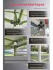 Camouflage Four-Corner Telescopic Tent with Side Walls – Cold Protection, Sun Shade, Waterproof Oxford Cloth