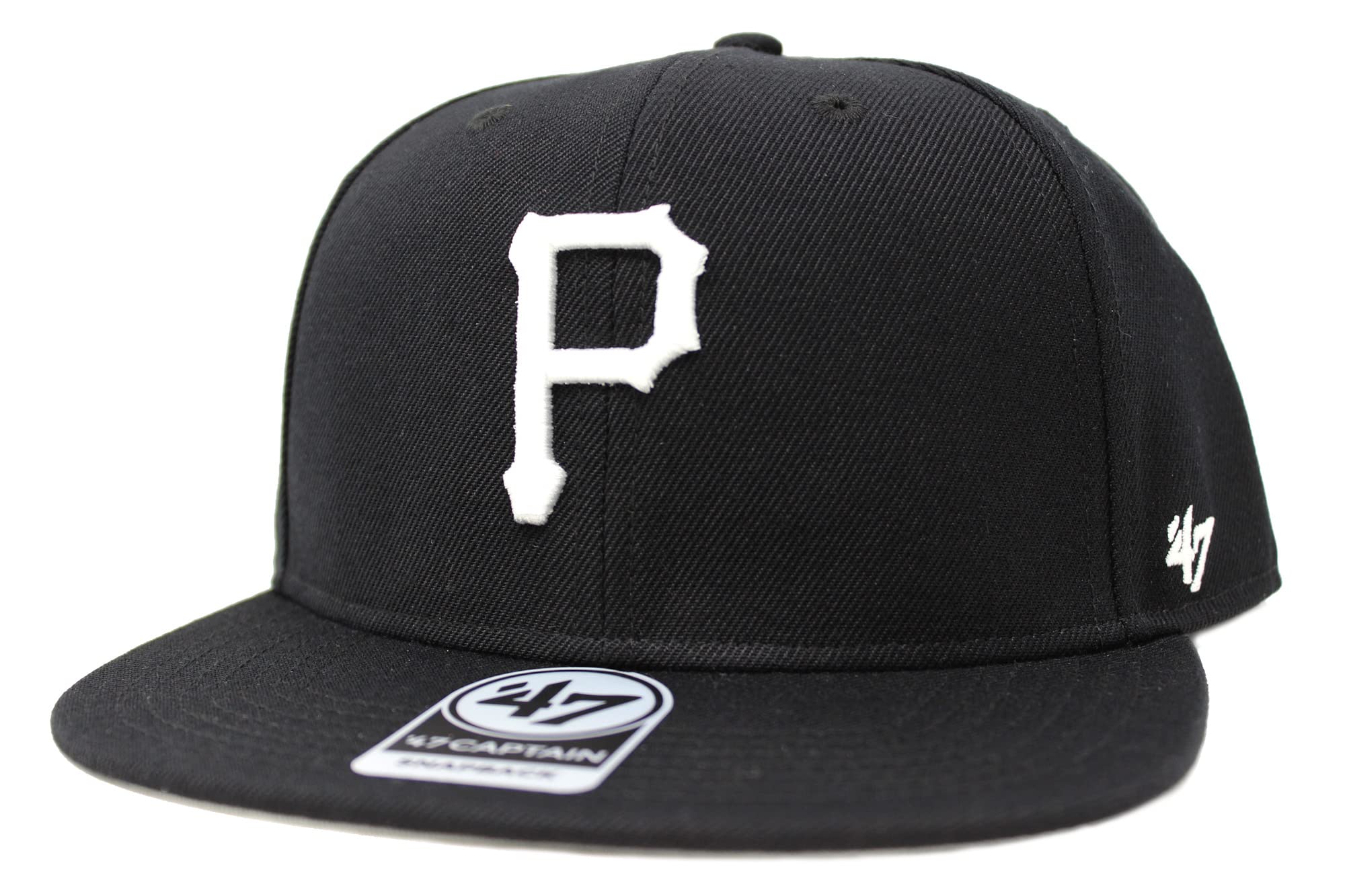 47 Brand Cap BLACK NO SHOT 47 CAPTAIN MLB Pittsburgh Pirates