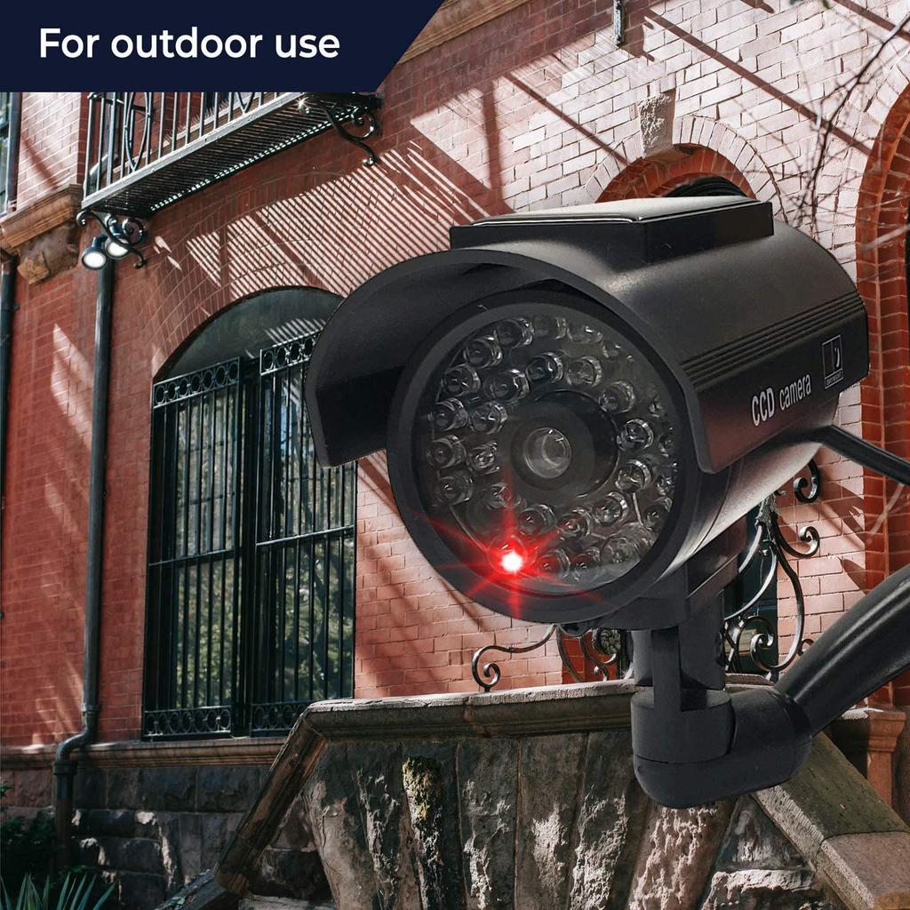 Solar-Powered Dummy Surveillance Camera Model